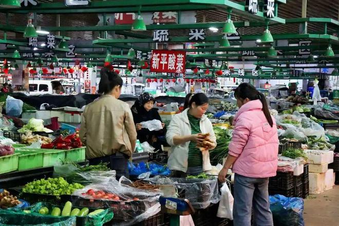 逛嵩阳菜市场菜兜很满心也很暖冰球突破正规网站自在嵩明丨逛(图7)